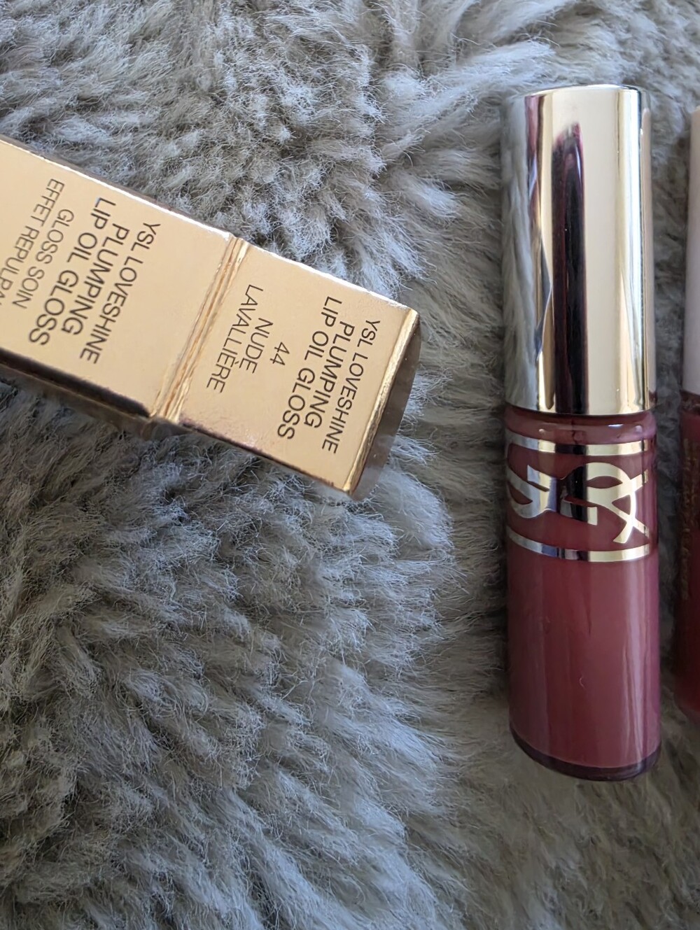NEW SET OF 3 MINI LIPGLOSS YSL, RARE BEAUTY, TARTE - Picture 2 of 4